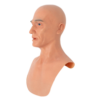 Masque Intégral en Silicone Réaliste à Visage Humain pour Halloween, Accessoire de Haute Qualité, Fourniture Directe Usine