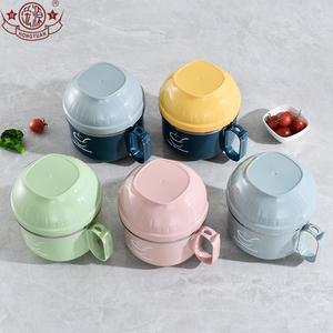 Nouveau design coloré 201/304 en acier inoxydable boîte à déjeuner <span class=keywords><strong>bol</strong></span> isolé avec couvercle - Product Image 2