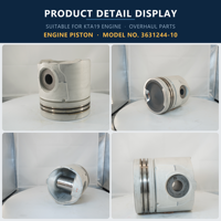 Pièces détachées pour la révision du moteur KTA19 3631244, piston diesel, générateur, machinerie marine, vente en gros