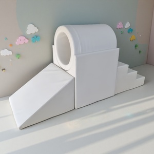 Kid trắng hồng mềm chơi đường hầm nhiệm vụ nặng nề trẻ mới biết đi cảm giác bò sân chơi trong nhà ngoài trời trẻ em Ống leo núi Đường Hầm trượt - Product Image 1