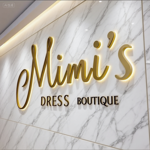 Tùy chỉnh 3D Backlit dấu hiệu cho doanh nghiệp cho Thẩm mỹ viện Boutique văn phòng & cửa hàng tăng cường ánh sáng với logo của bạn - Product Image 1