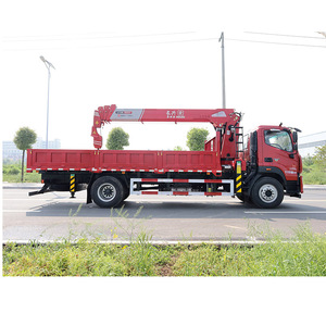 Grue de <span class=keywords><strong>camion</strong></span> hydraulique <span class=keywords><strong>à</strong></span> flèche télescopique droite FOTON AUMARK <span class=keywords><strong>à</strong></span> cabine simple de 8 tonnes, vente directe d'usine - Product Image 6