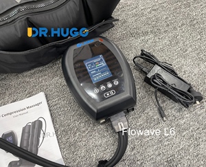 DR.HUGO Flowave L6 OEM ODM Botas de recuperación de piernas con compresión de aire de 6 cámaras y envoltura 360° para alivio del dolor y molestias, máquina de masaje para piernas - Product Image 2