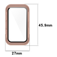 Funda protectora completa para HUAWEI Band 10/9/8 Carcasa dura de PC antiarañazos a prueba de golpes con protector de pantalla transparente HD