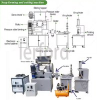 Machine extrudeuse de savon automatique personnalisée Lerford, moteur de ligne de production de savon miniature, capacité 20-100 kg/h, 1,5 kW, facile à utiliser - Vente chaude