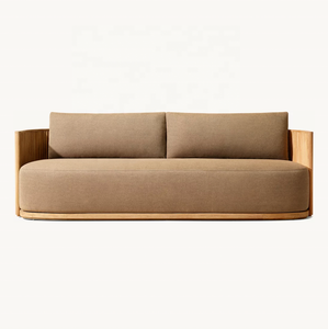 Sassanid OEM al aire libre icónico diseño contemporáneo muebles de lujo al aire libre Byron indonesio teca salón sofá - Product Image 2