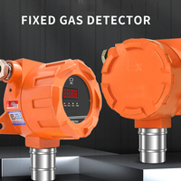 Detector de gas industrial DC24V fuente de alimentación RS485 4-20mA salida Monitor de gas fijo Detector de fugas de gas