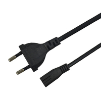 SIPU-cable de alimentación personalizado, enchufe de la UE, cable de alimentación de CA para ordenador de escritorio y portátil