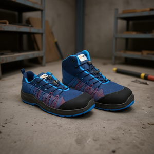 รองเท้าเซฟตี้เทคโนเฟล็กซ์ รุ่นมิด 41 สีน้ำเงิน ตาข่าย น้ำหนักเบา สำหรับทำงาน - Product Image 3