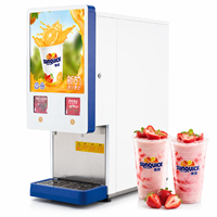 Distributeur de jus de fruits commercial à 2 robinets, machine à boissons froides de comptoir, distributeur de sirop BIB pour café et restaurant