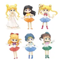 9CM 6 unids/set 4th generación bastante soldado Sailor Moon Cosplay de dibujos animados muñeca de plástico modelo Anime figura de PVC modelo regalos