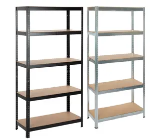 5-Tier Heavy Duty unfoldable Metal Rack Storage Shelving Unit with Moving Easily Organizer Shelves
