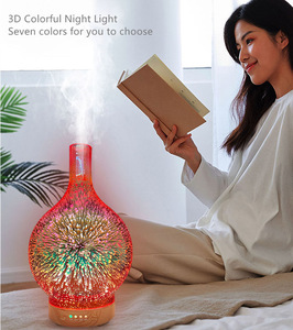 Tinh Dầu Pháo Hoa <span class=keywords><strong>120Ml</strong></span> Máy Tạo Độ Ẩm Siêu Âm Chạy Điện Máy Khuếch Tán Hương Thơm Thủy Tinh 3D - Product Image 5