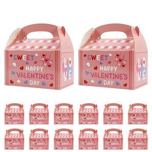Cajas de Regalo Plegables de Cartón Reciclable para el Día de San Valentín, Diseño Personalizado, Caja Cuadrada para Cupcakes, Romántica, para Fiestas de Amor - Product Image 4