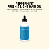 100% Minyak Rambut Esensial Peppermint Murni Perawatan Kulit Kepala Alami Aromaterapi Perawatan Rambut Bernutrisi 100ml Grosir Massal