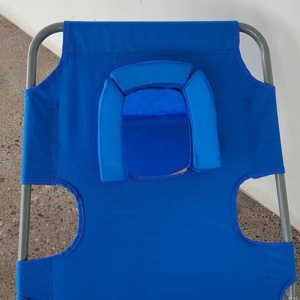 NUOVO Lettino Prendisole Pieghevole in Metallo Oxford Resistente, Sedia per Abbronzatura a Faccia in Giù, per Spiaggia, Campeggio, Patio, Vendita Promozionale - Product Image 6