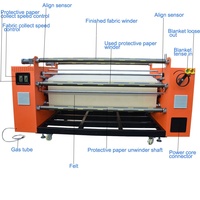 190cm automatique vitesse rapide Chrome huile cylindre rotatif chaleur presse rouleau calandre huile chauffage tambour pour impression Textile rouleaux