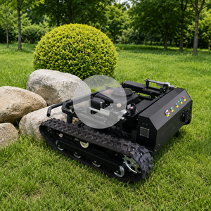 Tondeuse à gazon robotisée intelligente H900L homologuée CE EPA, pour tous terrains, avec chenilles en caoutchouc agricoles et télécommande - Product Image 1