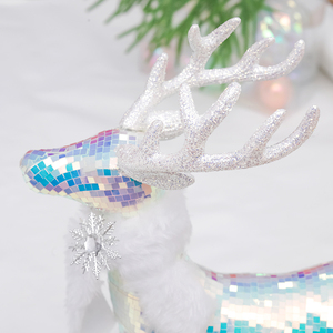 Figura de Ciervo Brillante con Lentejuelas, Decoración Navideña para Interiores, Juguete Navideño - Product Image 6