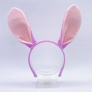 عصابة رأس للأذنين الزرقاء ، إكسسوارات شعر ناعمة من القماش الأزرق والأرجواني لمحبي حفلات هالوين تأثيري للبالغين - Product Image 3