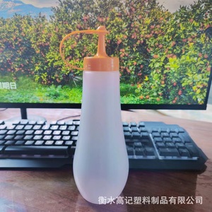 New <b>squeeze</b> <b>bottle</b>, 250ml/360ml, PE nozzle, for ketchup, honey, cream, salad dressing, and oyster sauce. - Product Image 4