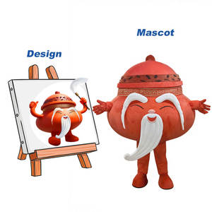 उच्च गुणवत्ता वाले आठ खजाने culdon कस्टम शुभंकर पोशाक निर्माता-3 डी कढ़ाई ब्रांड आईपी आकार समायोज्य आकार - Product Image 1