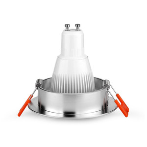 Agujero abierto 70mm de plata de De Vivienda MR16 bombilla halógena Led <span class=keywords><strong>Downlight</strong></span> accesorios GU10 - Product Image 6