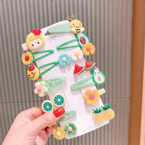 Vendita calda 14 pz/set carine mollette per bambini fermaglio per capelli per bambini Set di accessori per gioielli Set di fermagli per capelli - Product Image 5