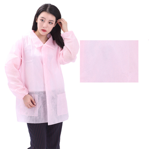 Blouse de laboratoire colorée jetable PP SMS Matériau non tissé Combinaison de protection uniforme antistatique de haute qualité et de service - Product Image 3