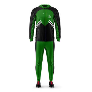 بدلة رياضية لكرة القدم سريعة الجفاف بشعار مخصص، طقم من قطعتين، سترة بغطاء للرأس، بدلة تدريب كرة القدم سريعة الجفاف - Product Image 3