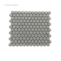 Mosaïque hexagonale en céramique, Design de sol, mosaïque émaillée mate, carreaux de porcelaine de qualité supérieure pour cuisine et salle de bain