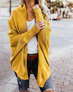 Oferta de Fábrica: Nuevo Estilo Cárdigan de <span class=keywords><strong>Manga</strong></span> Murciélago para <span class=keywords><strong>Mujer</strong></span>, Talla Grande, Color Sólido - Product Image 5