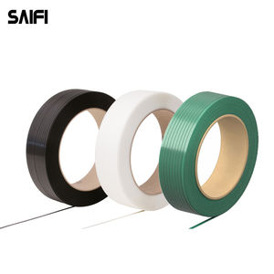 Uso de embalaje de ladrillo y cerámica Correa de <span class=keywords><strong>PET</strong></span> de 16mm Correa de poliéster en relieve verde para mascotas - Product Image 4