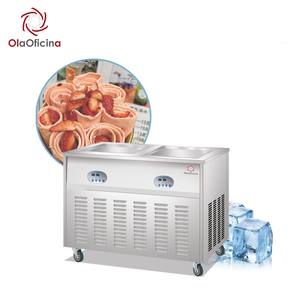 Máquina de Helado Frito y Helado Enrollado de Gran Tamaño, Cuadrada, de Alta Resistencia, Suministrada por Fábrica - Product Image 1