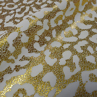 Personnalisation UV 50 4 Way Stretch Solide Impression Numérique Nylon Métal Feuille d'Or Spandex Tissu pour Bikini Sportswear