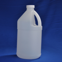 Bidons de 1L en PEHD pour savon liquide, lotion pour les mains, nettoyant sain, et désinfectant, avec bouchon à vis