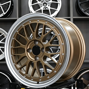 Juego de 2 Ruedas Forjadas de 5 Orificios con Borde Profundo, Acabado Plateado Pulido, 5x112 5x127 5x114.3, para Autos de Carreras Corvette <span class=keywords><strong>Chevelle</strong></span> - Product Image 4