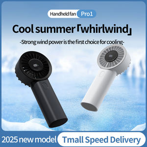 Hxtc88 आउटडोर यात्रा नेतृत्व डिजिटल डिस्प्ले 3000mah usb रिचार्जेबल पोर्टेबल छोटी छोटी व्यक्तिगत जेब हाथ से हैंडहेल्ड प्रशंसक - Product Image 2