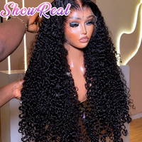 Perruque frontale sans colle 13x6 HD Lace, 100% cheveux humains vierges vietnamiens, bouclés birmanes, 40 pouces, ondulés, cuticules alignées