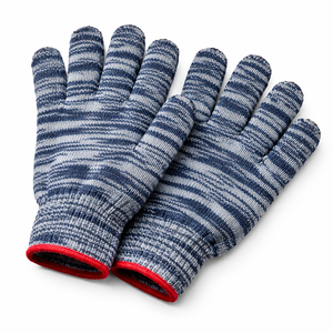 Guantes de Trabajo Personalizables de Mezcla de Polialgodón Melange, Sin Silicona, Sin Polvo, Tejido Sin Costuras, Para Empaque y Control de Calidad - Product Image 2