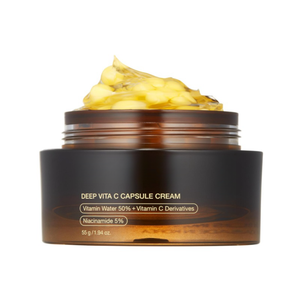 Crème hydratante pour le visage Medicubbe Deep Repairing Vitamin C Golden Capsule, crème hydratante éclatante, soin de la peau coréen - Product Image 4