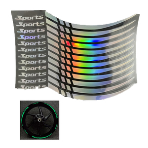 Autocollant Réfléchissant pour Jante de <span class=keywords><strong>Moto</strong></span>, Bande Décorative 18-21 Pouces, Décalcomanies de Roue Sportive, Accessoires Universels - Product Image 1