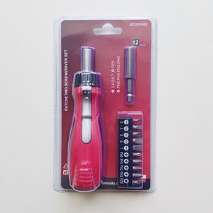 Lixin Tools Ratcheting <b>Screwdriver</b> <b>Set</b> 12 Pcs With Magnetic <b>Bits</b> For Diy Repair And Assembly - Product Image 1