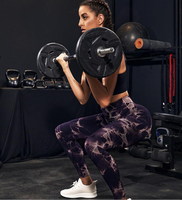 Nouveau Tie Dye Leggings Sans Couture Butt Scrunch Leggings Booty Tie Dye Doux Collants Femmes Push up Yoga Pantalon Leggings pour Femmes