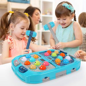 Juego de Actividades en Oferta: Juguetes Interactivos Educativos Musicales con Luz para Bebés y Niños, Modo PK, Golpea la Mula - Product Image 6