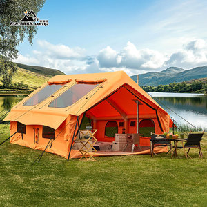 Grande tente de <span class=keywords><strong>camping</strong></span> gonflable en tissu Oxford, quatre saisons, imperméable, une chambre, installation rapide, surface de 12 m² - Product Image 1