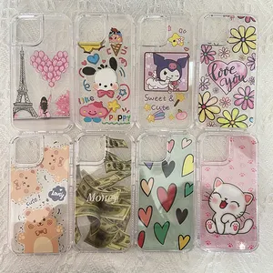 Most popular 3 in 1 cute tpu pattern waterproof mobile phone cases for iPhone 14 13 pro max 15 plus xs