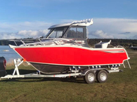 Australie 6.25m Bateaux de pêche familiaux en aluminium avec cabine de repos 6 personnes Bateau de pêche en mer aux États-Unis CANADA NOUVELLE-ZÉLANDE Offre Spéciale