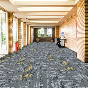 Hot Sale Plush Carpet Tiles Soft Floor Colorful Nylon/PVC Backing