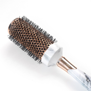 Brosse à cheveux ronde professionnelle pour le séchage au sèche-cheveux, brosse volumisante à baril rond, brosses de coiffage, peigne - Product Image 4
